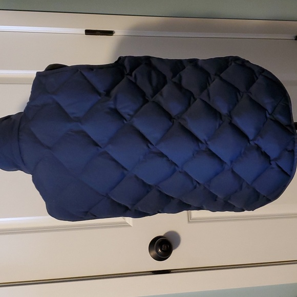 J. Crew navy blue down puffer vest M - Picture 2 of 8